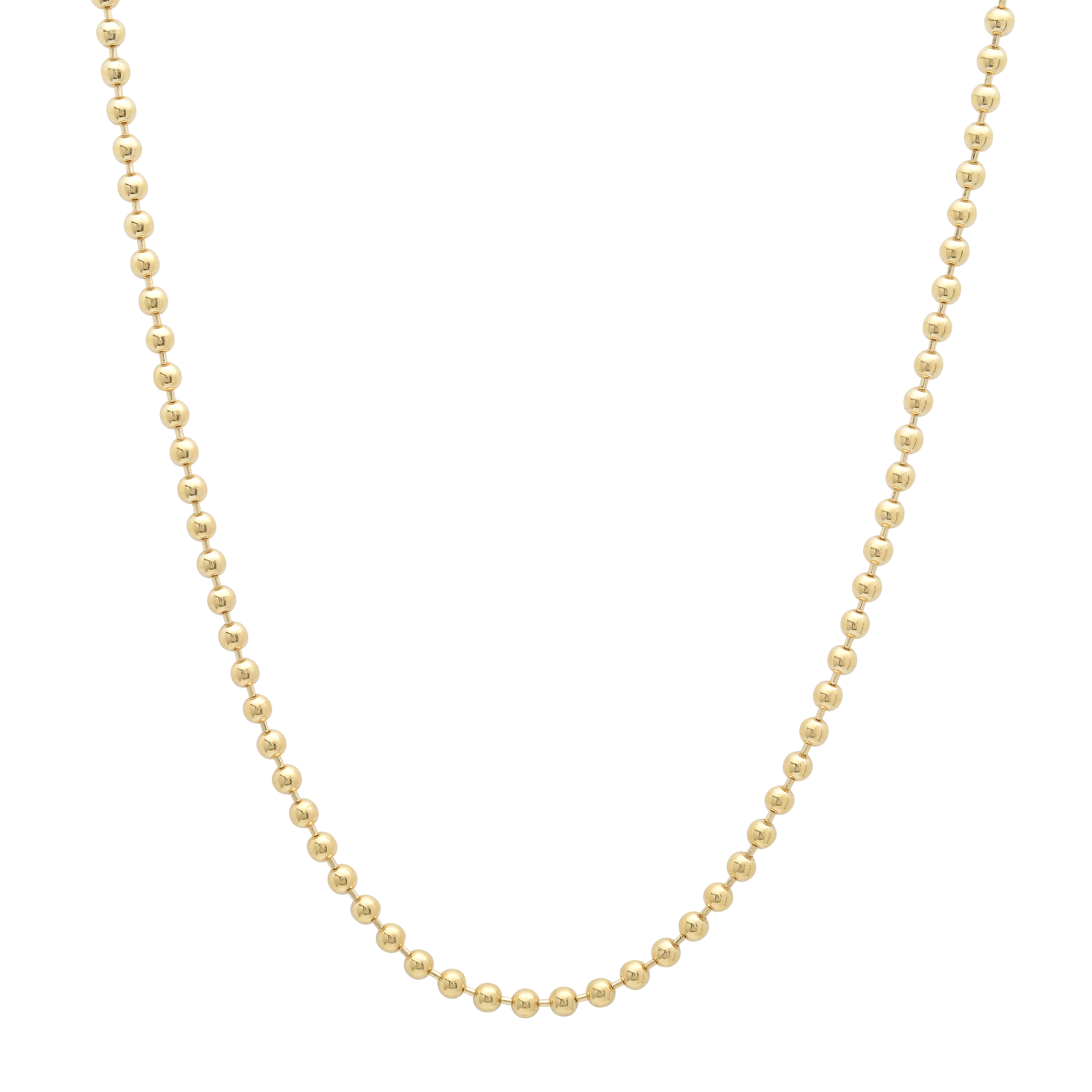 SW Gold Large Round Bead 20" Necklace