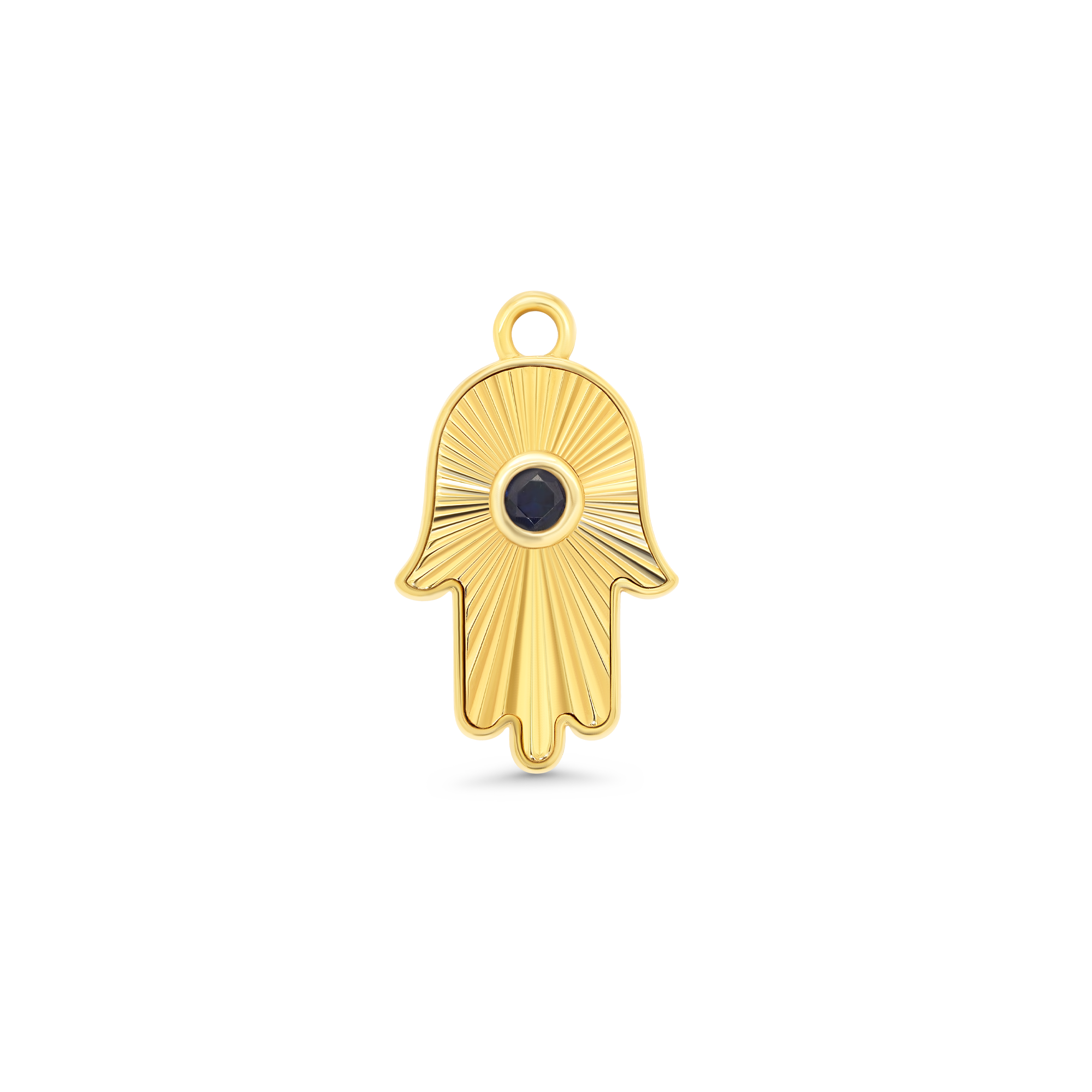 SW Gold & Diamond Hamsa Charm