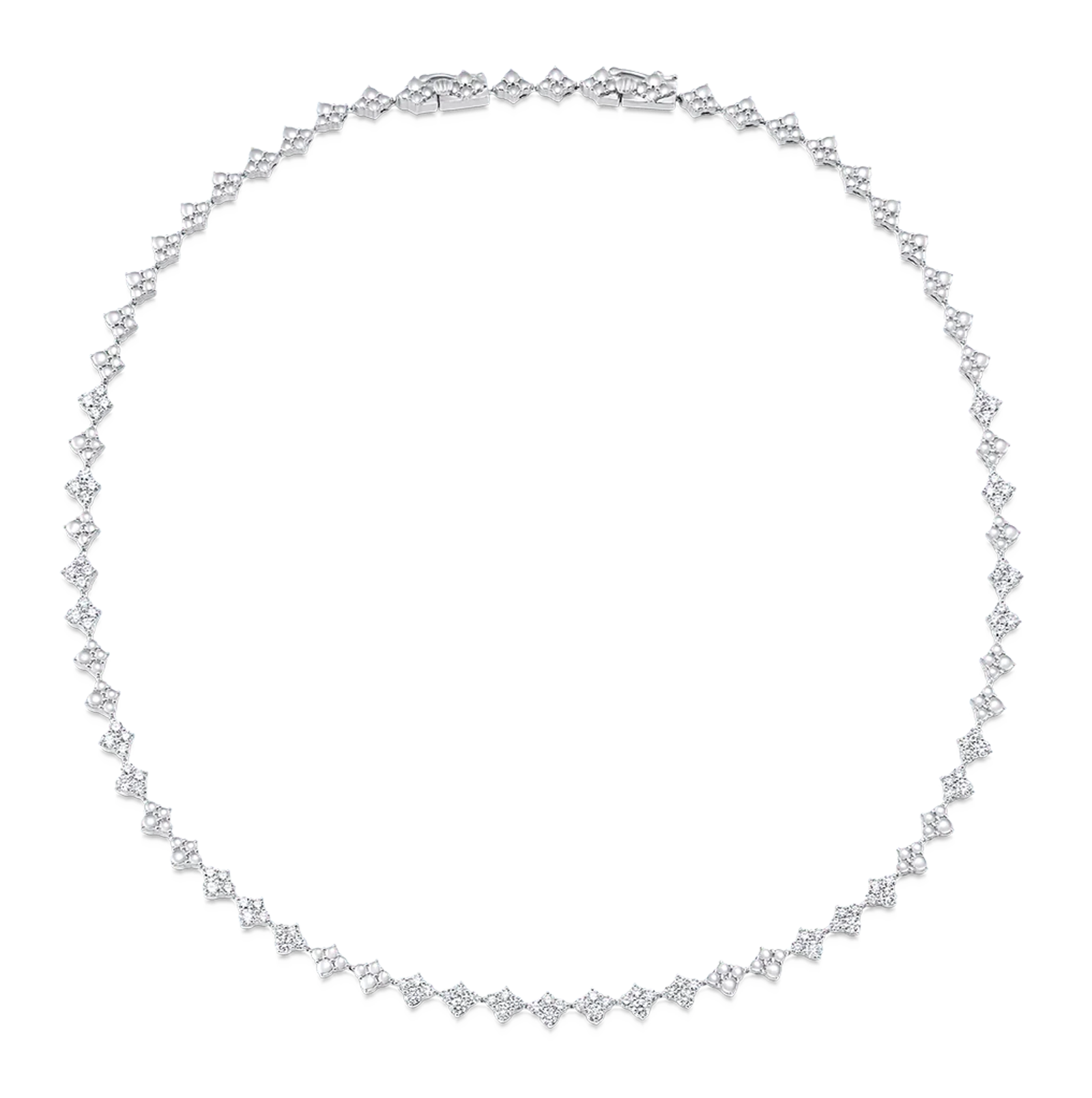 Dujour Four-Cluster Partial Diamond and Gold Choker