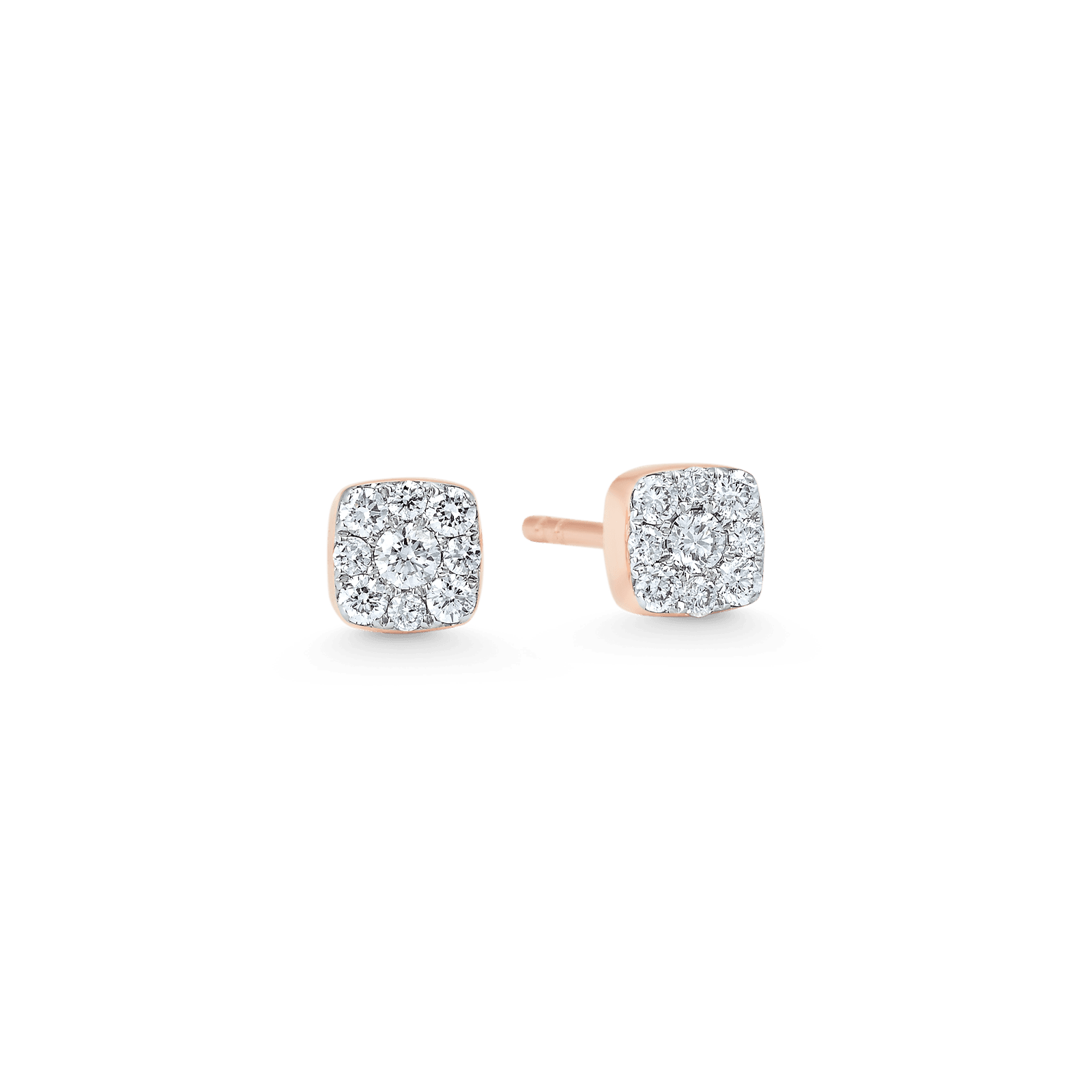 Adira Diamond Cluster Stud Earrings