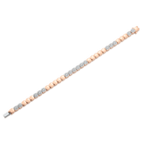 Adira Alternating Diamond Cluster Beaded Bracelet