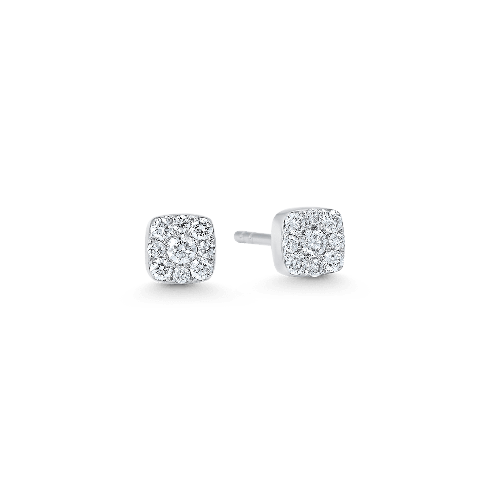Adira Diamond Cluster Stud Earrings