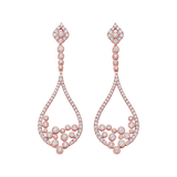 Brut Overflow Diamond Chandelier Earrings
