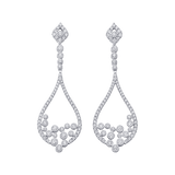 Brut Overflow Diamond Chandelier Earrings