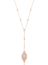 Donna Rose Cut Diamond Marquise Necklace