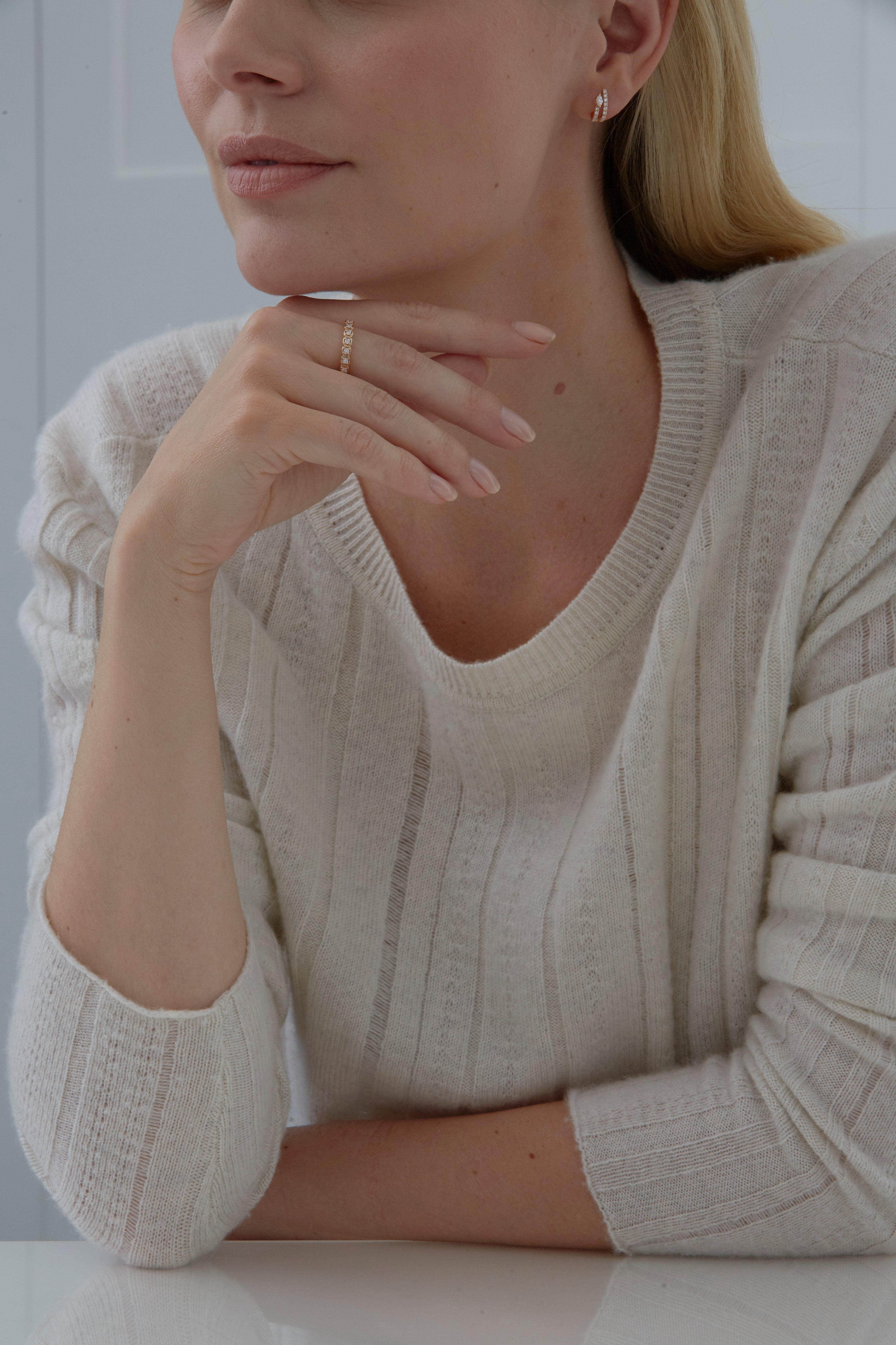 Isadora Cushion Eternity Ring