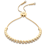 Isadora Hexagon Diamond Bolo Bracelet