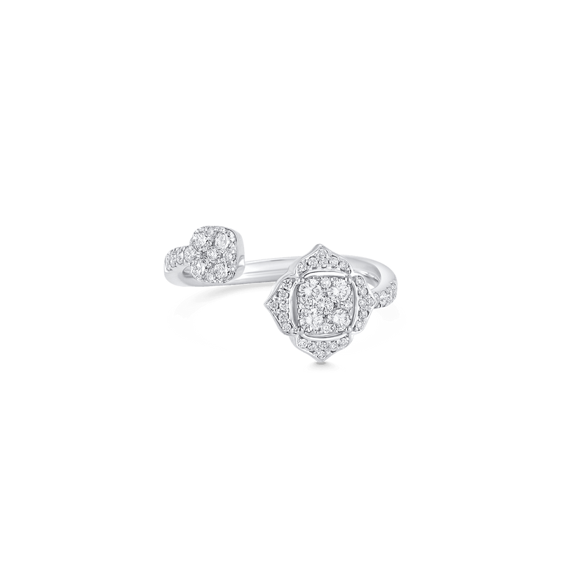 Leela Cushion Bypass Diamond Ring