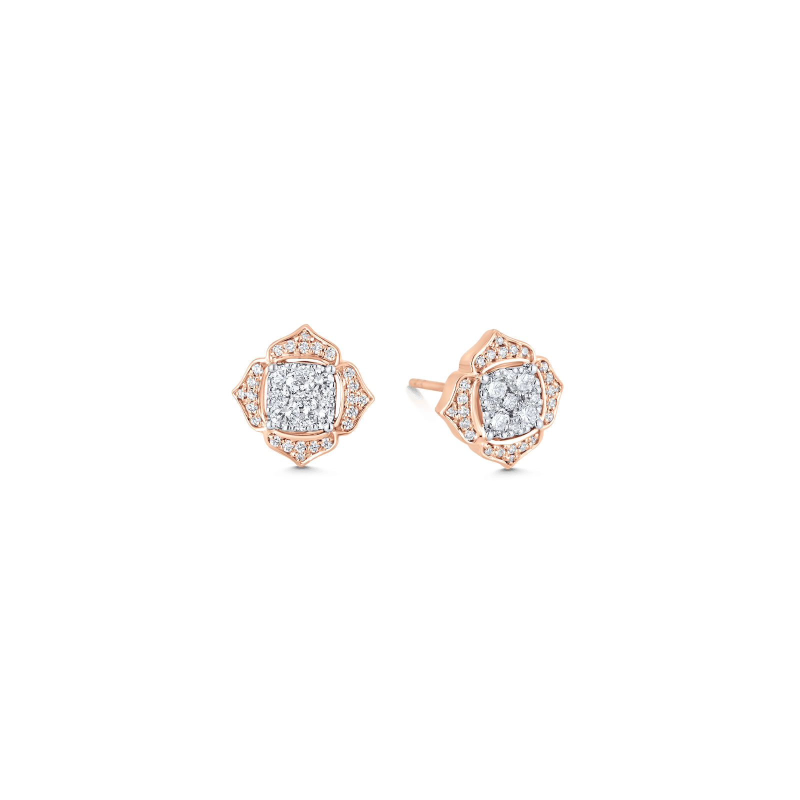 Leela Large Diamond Stud Earrings