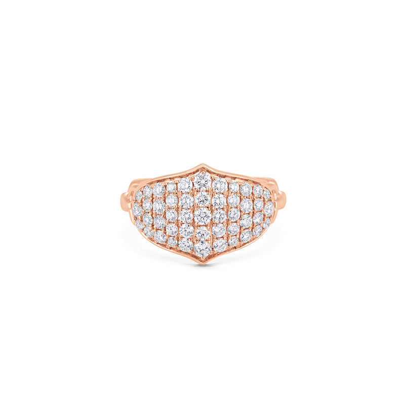 Lucia Pave Diamond Band Cluster Ring