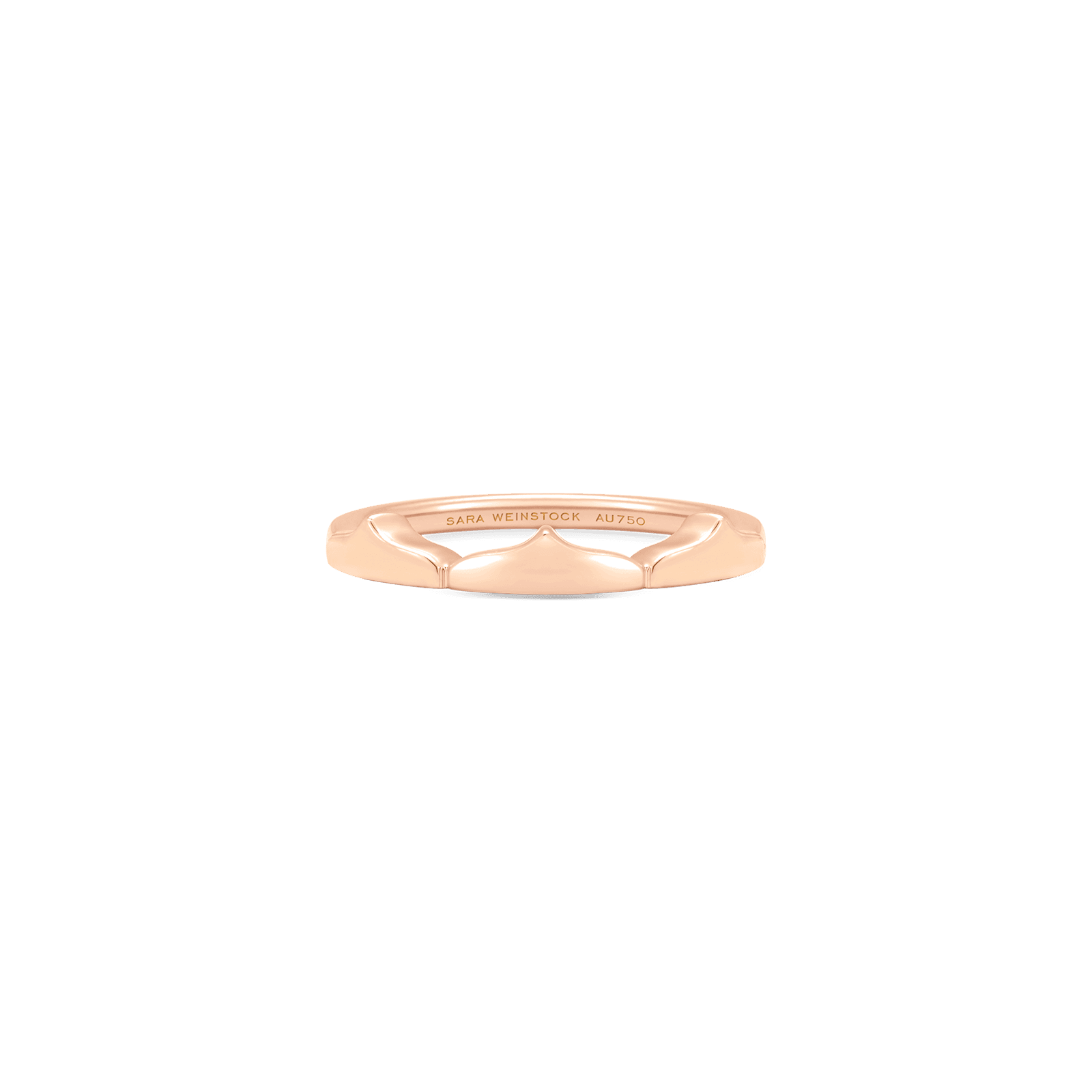 Lucia Solid Stackable Band Taj Ring