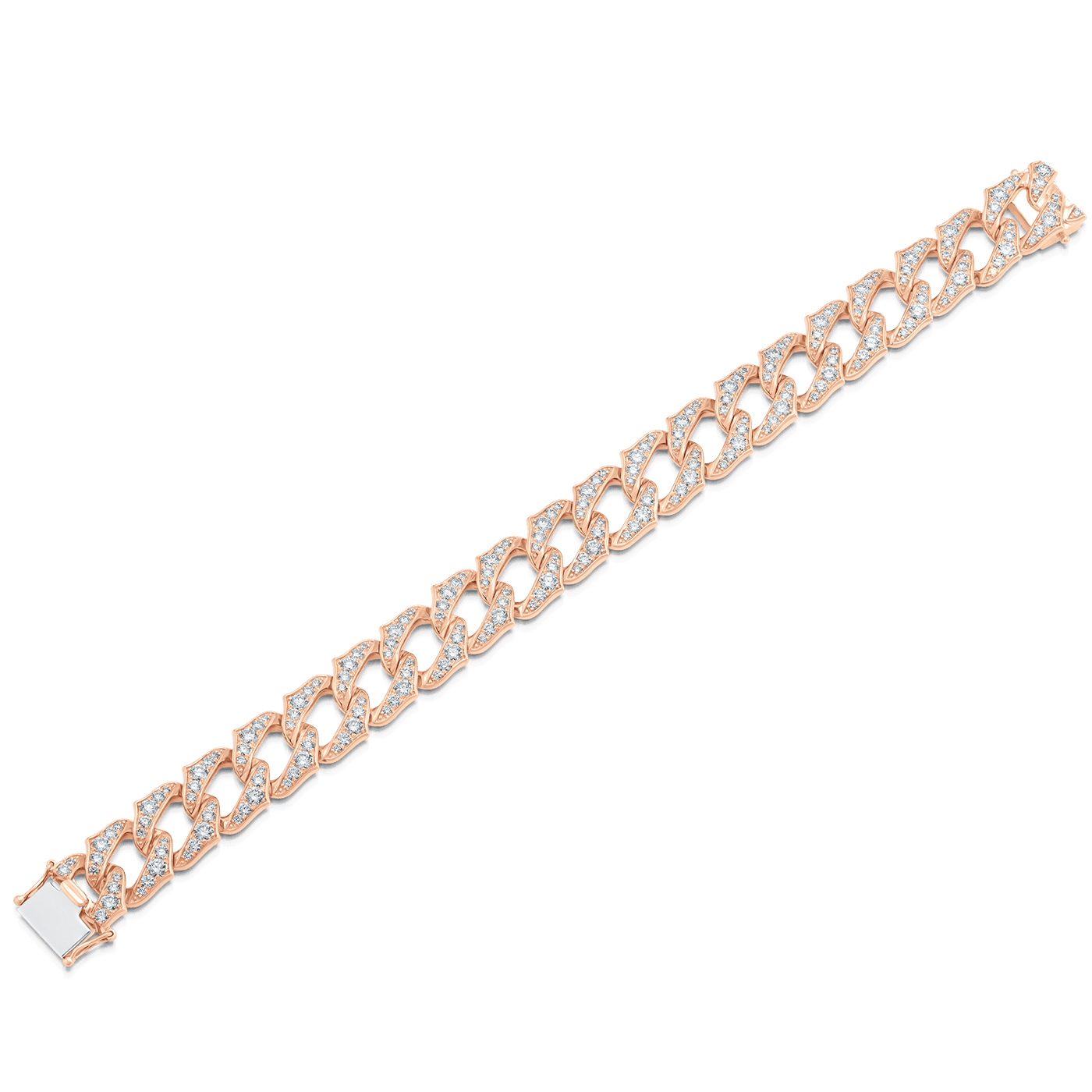 Lucia Thick Link Diamond Bracelet