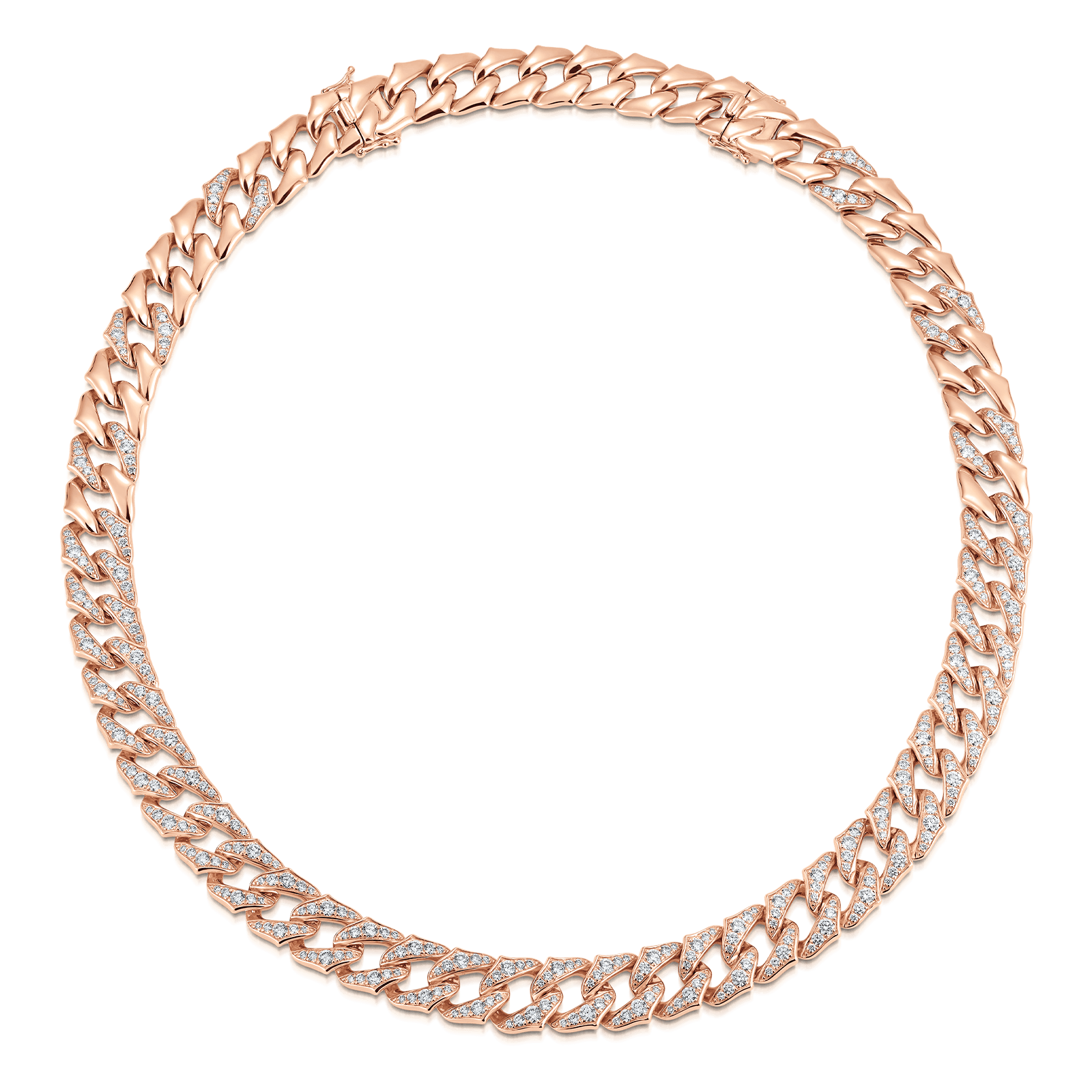 Lucia Large Link Diamond Necklace