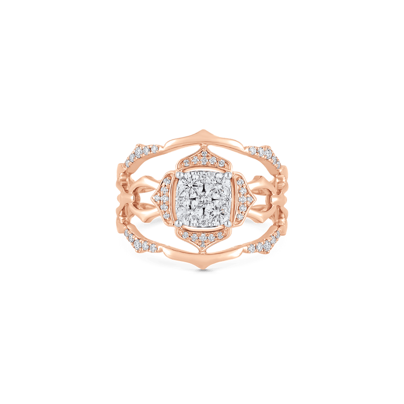 Lucia Leela Open Diamond Ring