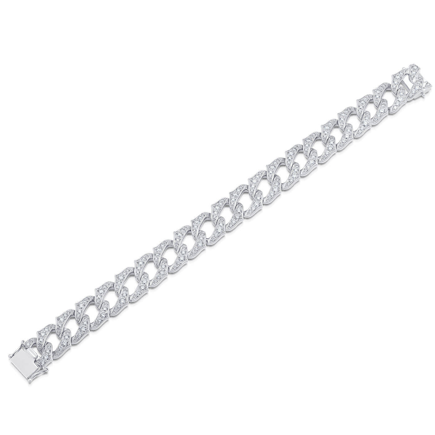 Lucia Thick Link Diamond Bracelet