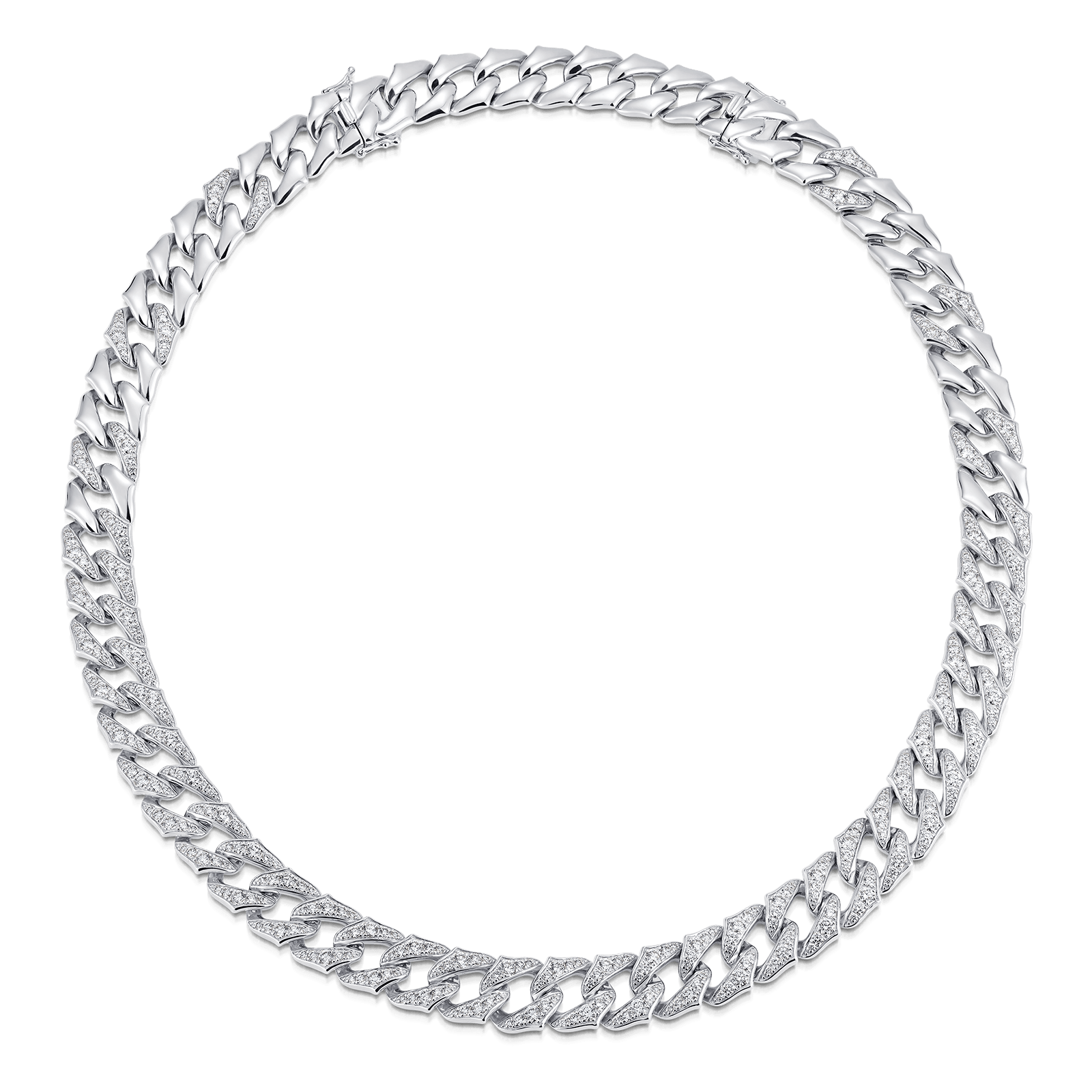 Lucia Large Link Diamond Necklace