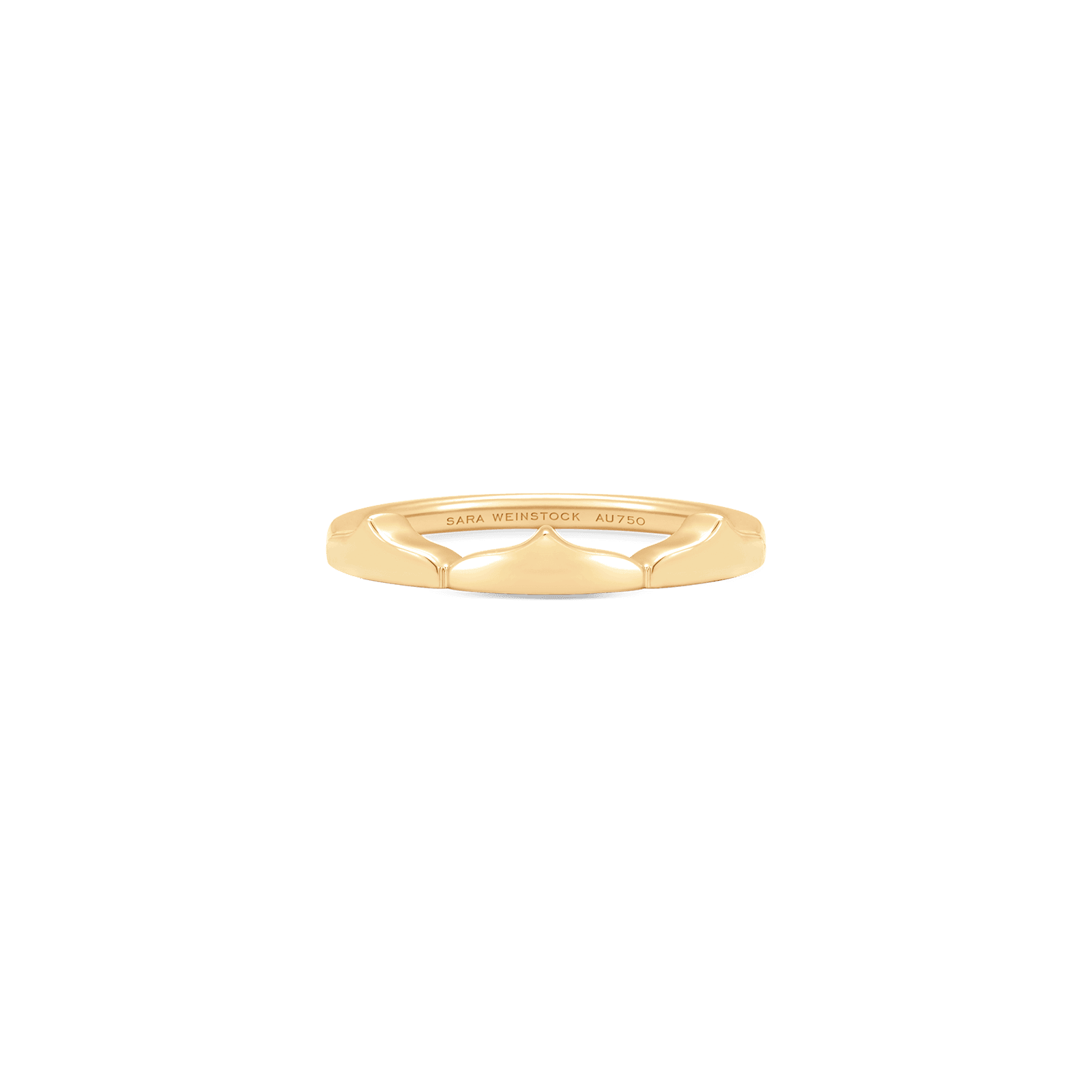 Lucia Solid Stackable Band Taj Ring
