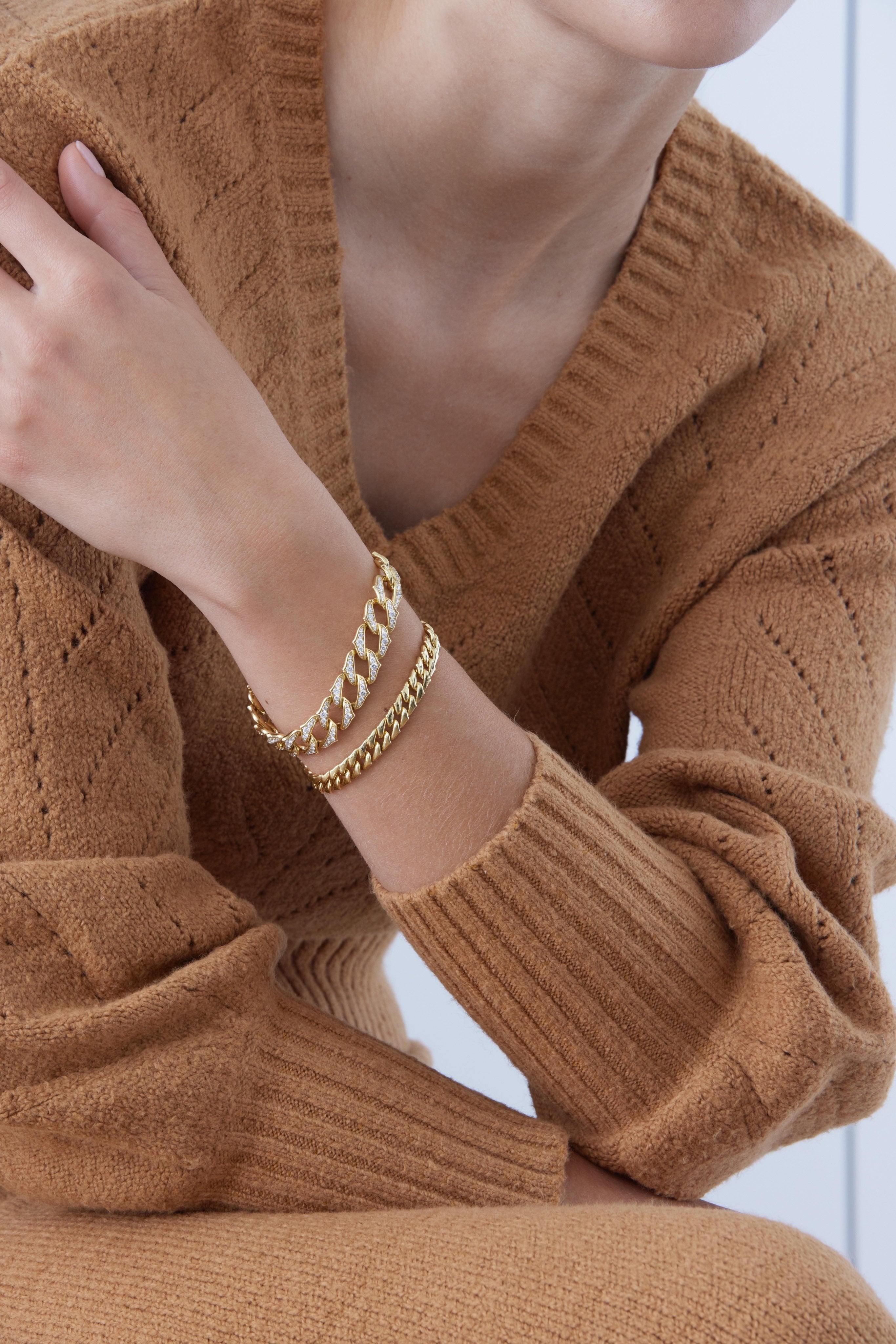 Lucia Solid Link Bracelet