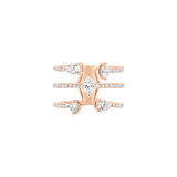 Purity Five Diamond Open Ring