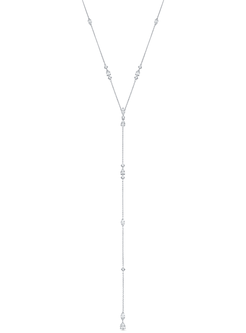 Purity Gold Chain Diamond Drop Necklace