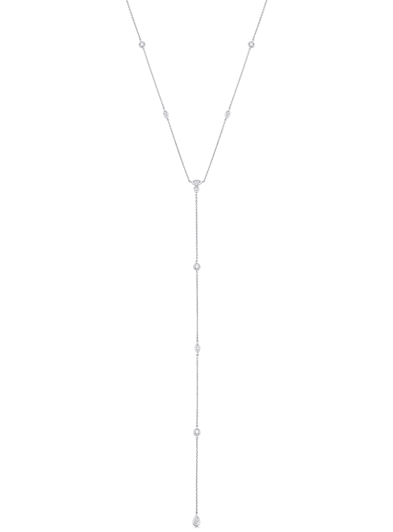 Purity Diamond Chain Drop Lariat