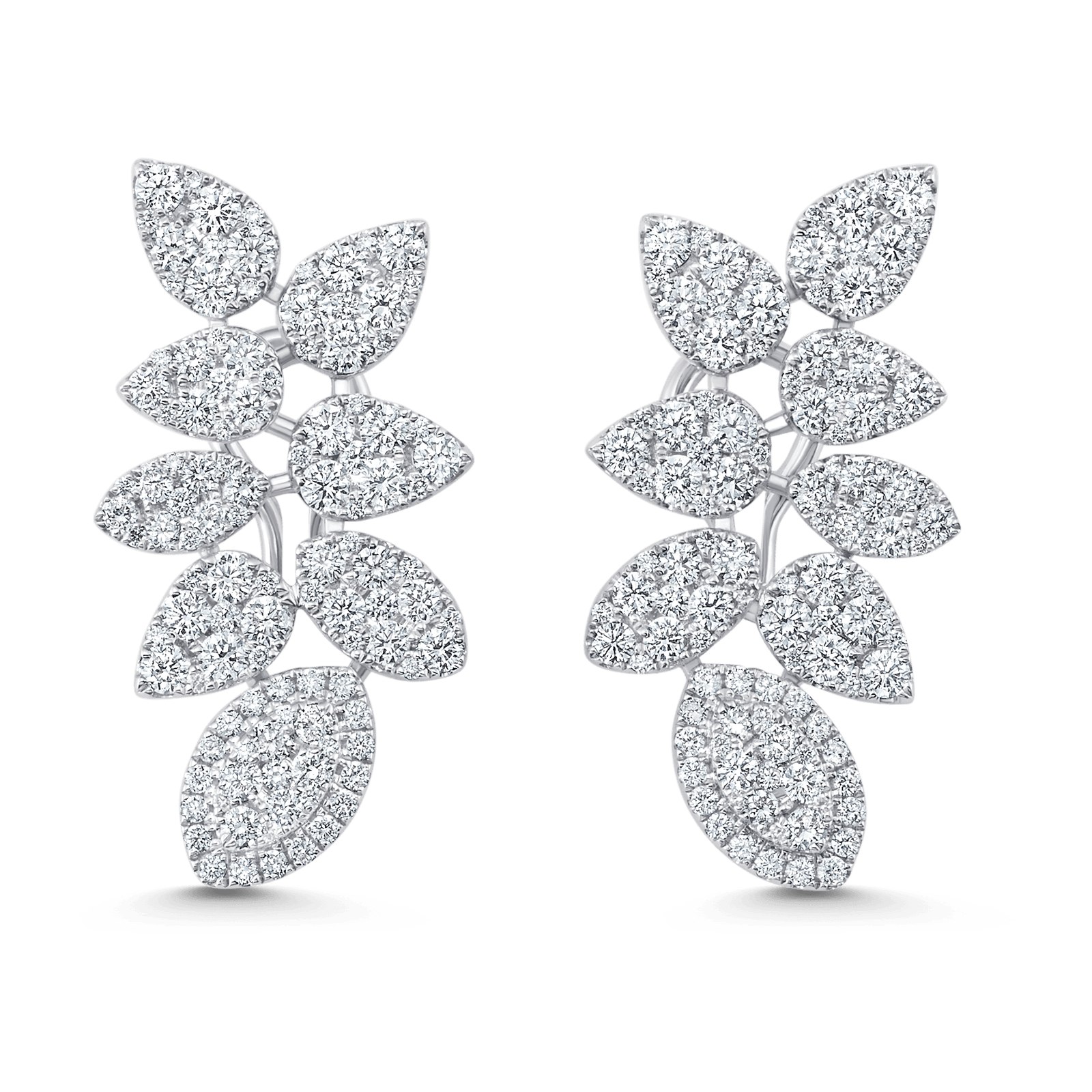 Reverie Couture Diamond Cluster Earrings