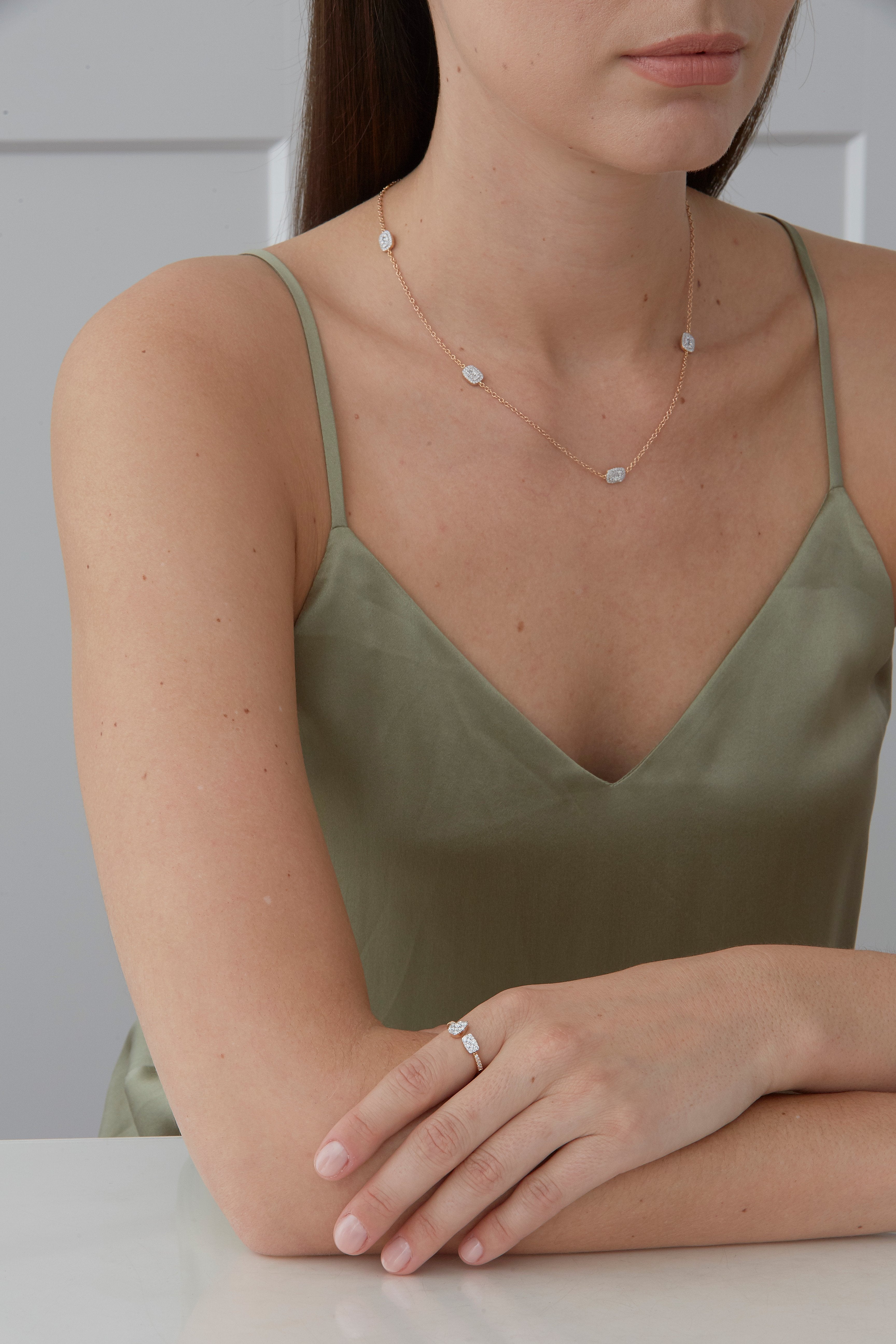 Reverie Pear Diamond Cushion Ring