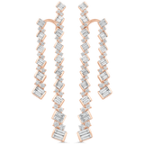 Taj Baguette Braided Diamond Drop Earrings