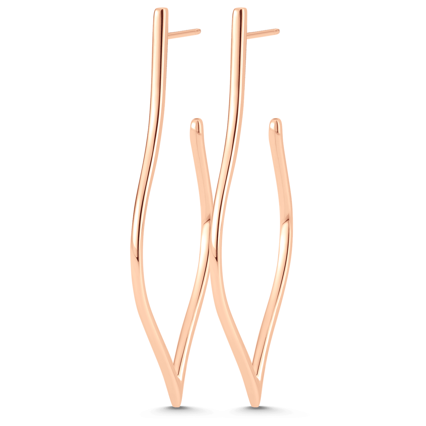 Veena Solid Large Taj Hoops Earrings