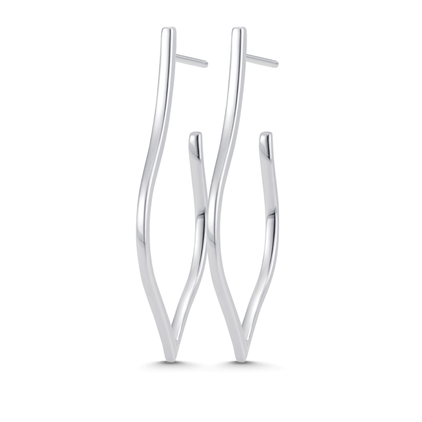 Veena Solid Small Taj Hoop Earrings