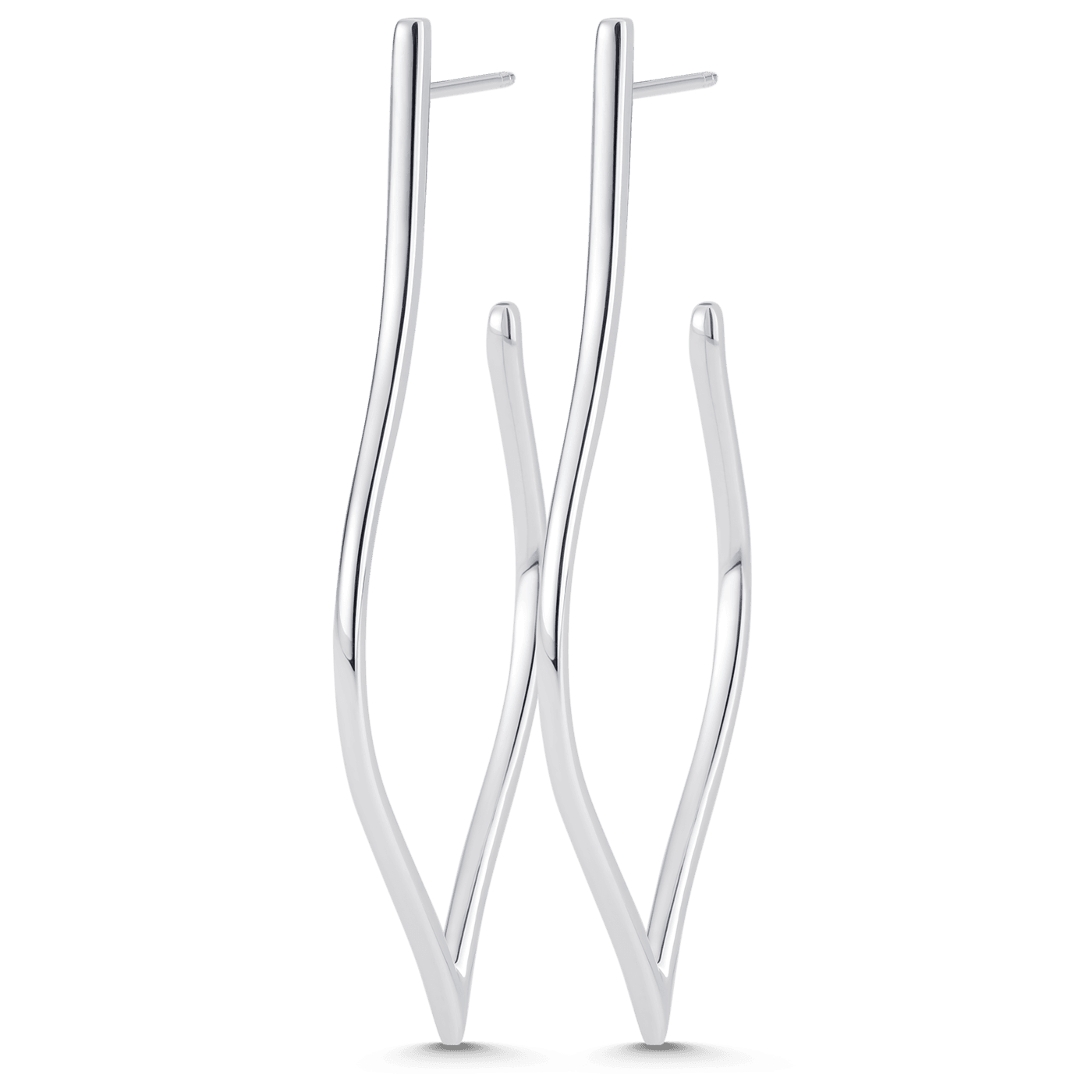 Veena Solid Large Taj Hoops Earrings