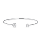 Reverie Round Diamond Cuff Bracelet