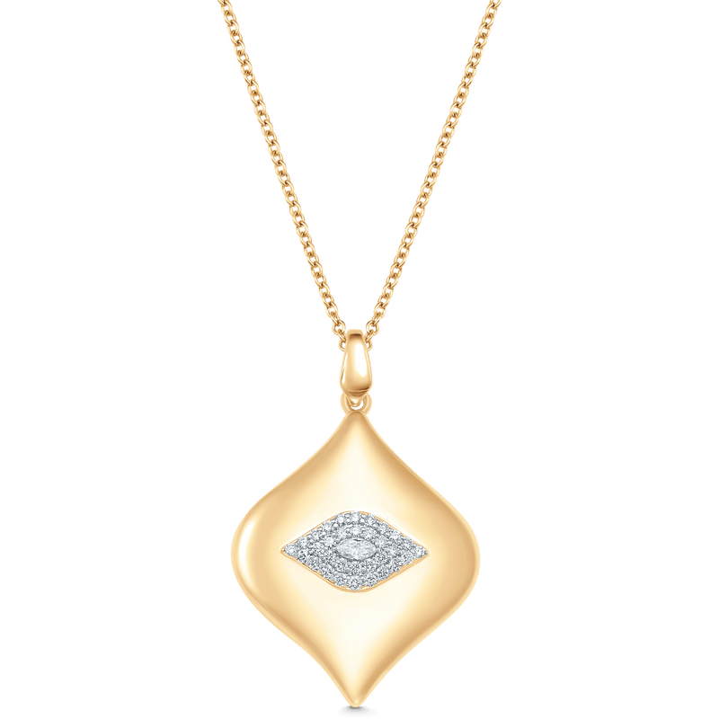 Aurora Illusion Marquise Pendant Illusion Necklace - Sara Weinstock Fine Jewelry