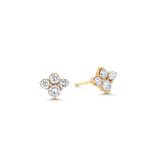Dujour 4 Diamond Cluster Stud Earrings - Sara Weinstock Fine Jewelry