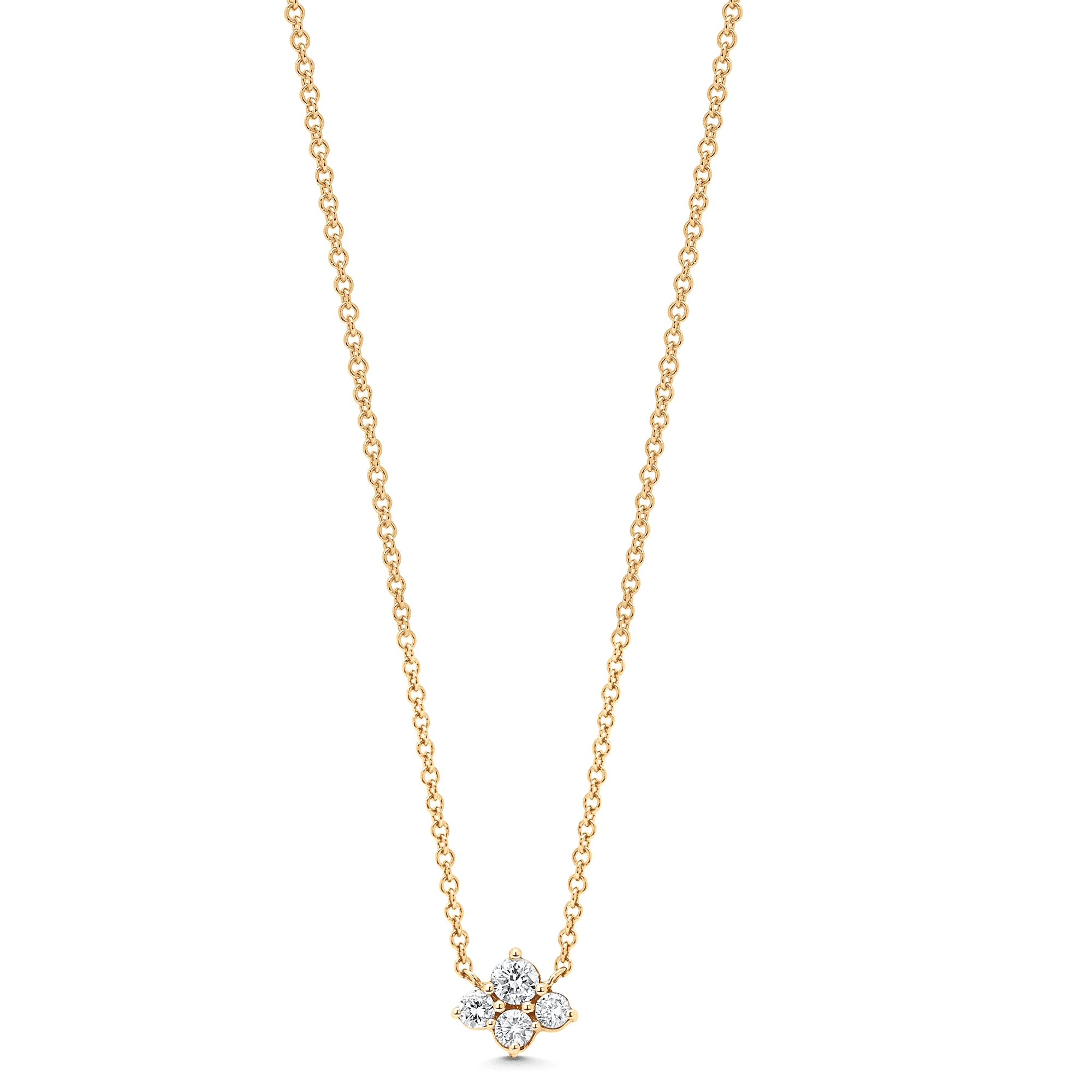 アクセサリー sara Dujour 4 Diamond Cluster Necklace | Shop 18k Gold and Diamond
