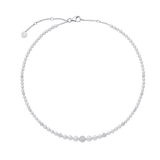 Isadora Cali White Diamond Pave Beaded Choker - Sara Weinstock Fine Jewelry