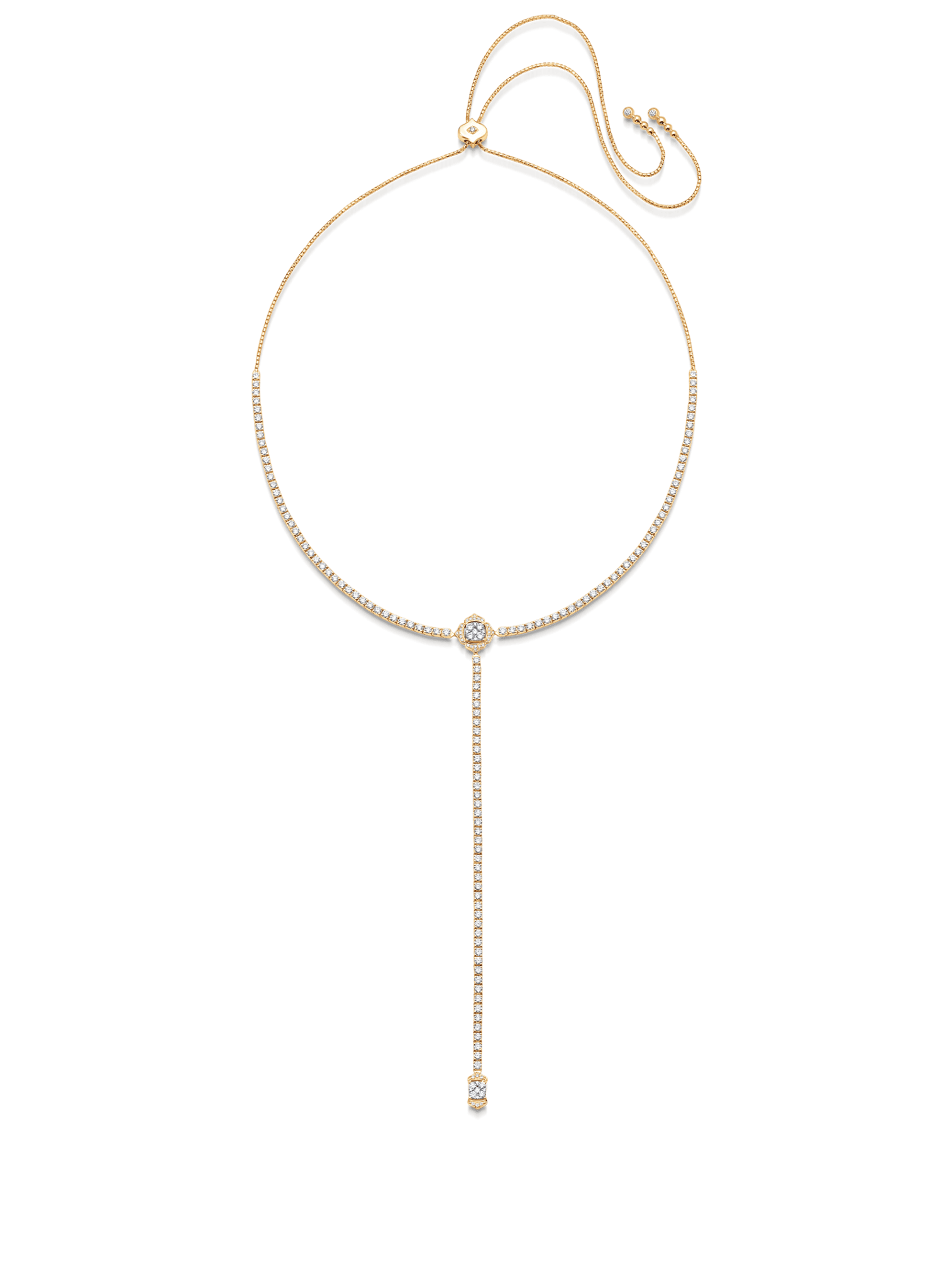 Leela Lariat Bolo Necklace Shop 18k Gold and Diamond Jewelry