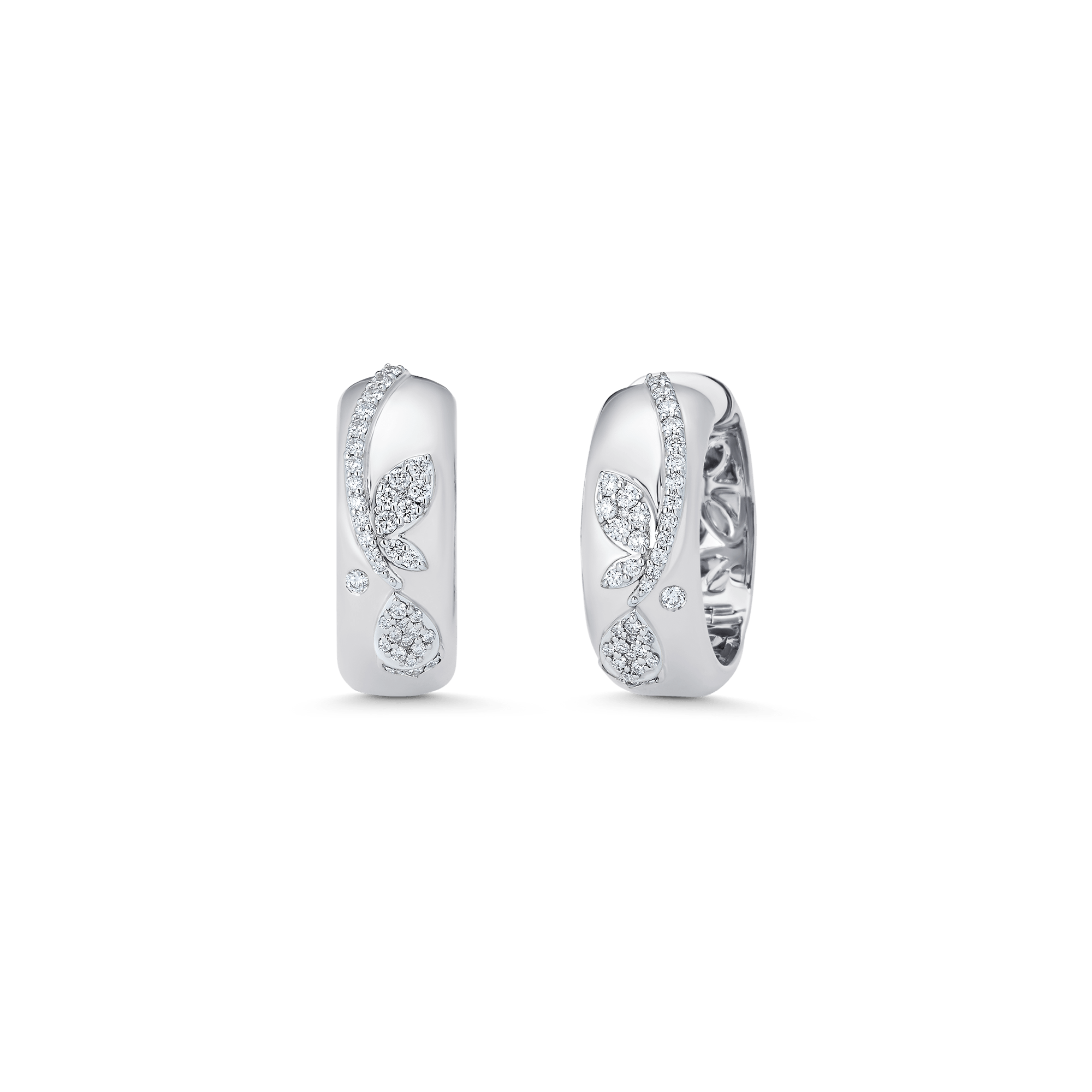 Lierre Gold and Diamond Petite Hoop Earring - Sara Weinstock Fine Jewelry