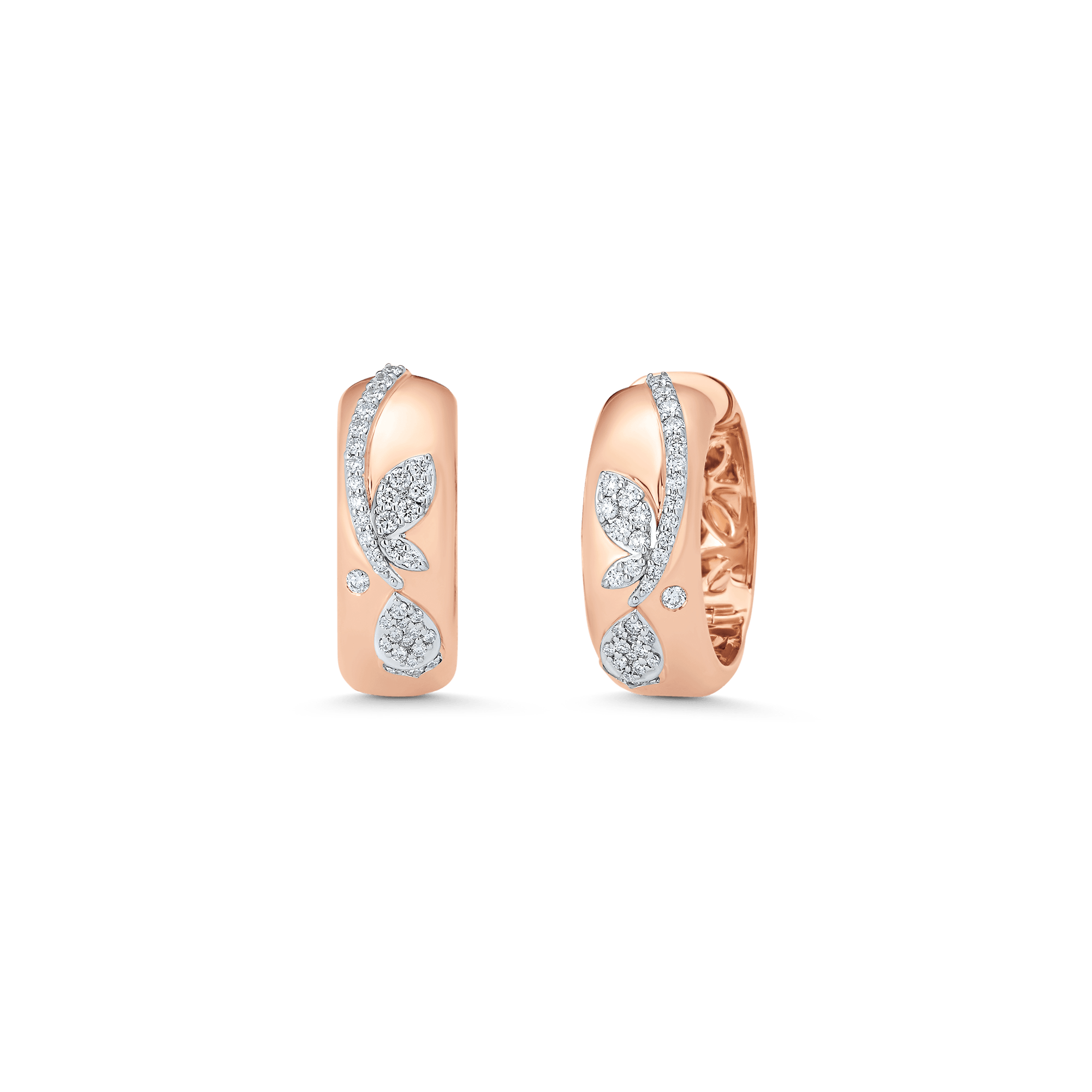 Lierre Gold and Diamond Petite Hoop Earring - Sara Weinstock Fine Jewelry