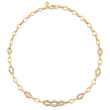 Lucia 9 Link Necklace - Sara Weinstock Fine Jewelry