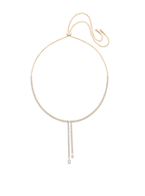 Purity Double Pear Diamond Bolo Necklace - Sara Weinstock Fine Jewelry