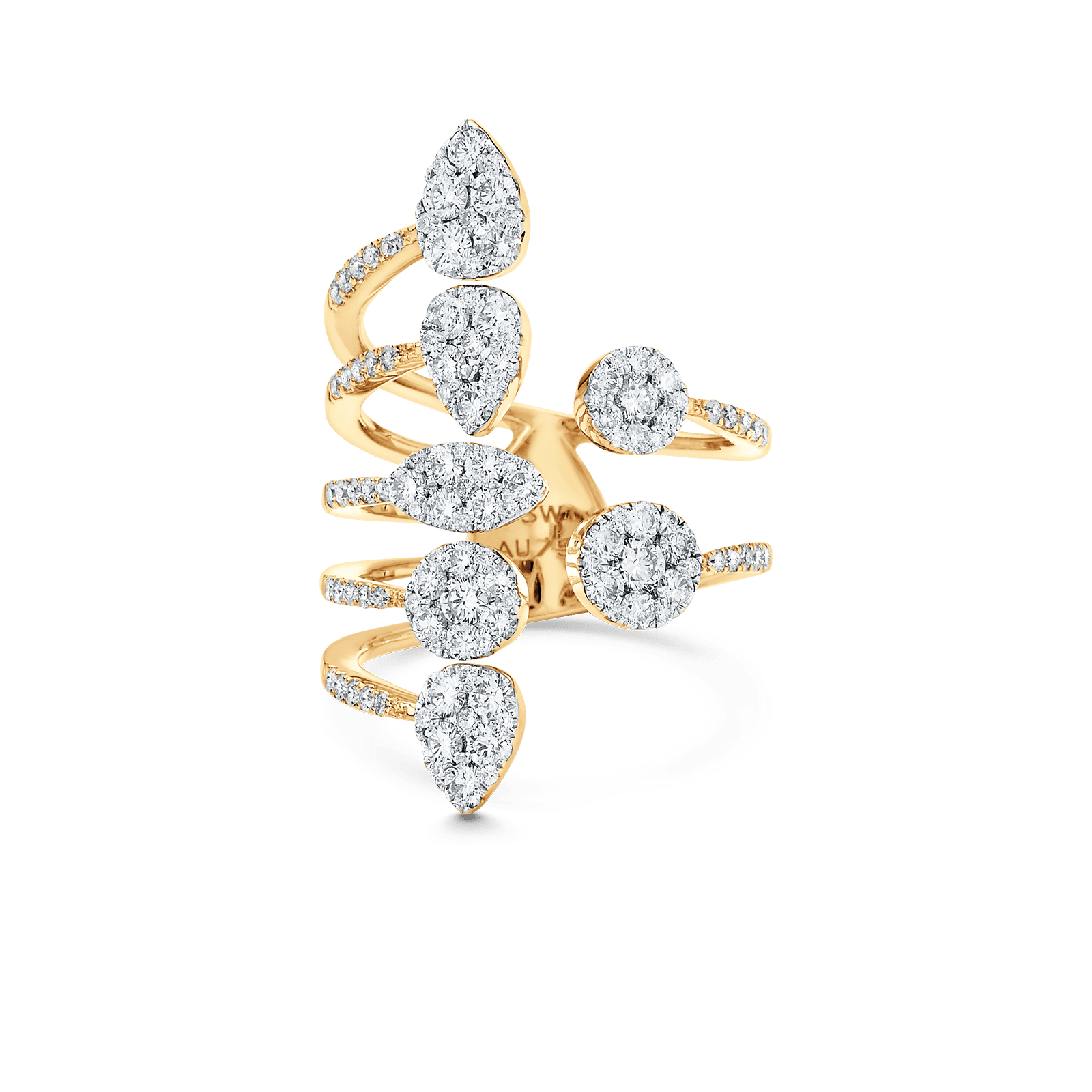 Reverie 7 Cluster Ring | Shop 18k Gold and Diamond Jewelry
