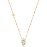 Reverie Marquise Diamond Cluster Necklace - Sara Weinstock Fine Jewelry