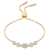 Reverie Marquise Round & Pear Diamond Bolo Bracelet - Sara Weinstock Fine Jewelry