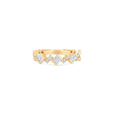 Taj Baguette Braided Partial Ring - Sara Weinstock Fine Jewelry