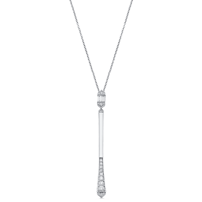 Unity Lariat Taj Diamond Necklace - Sara Weinstock Fine Jewelry