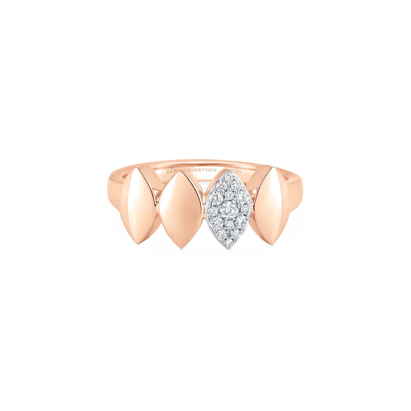Unity Reverie Marquise Partial Diamond Ring - Sara Weinstock Fine Jewelry