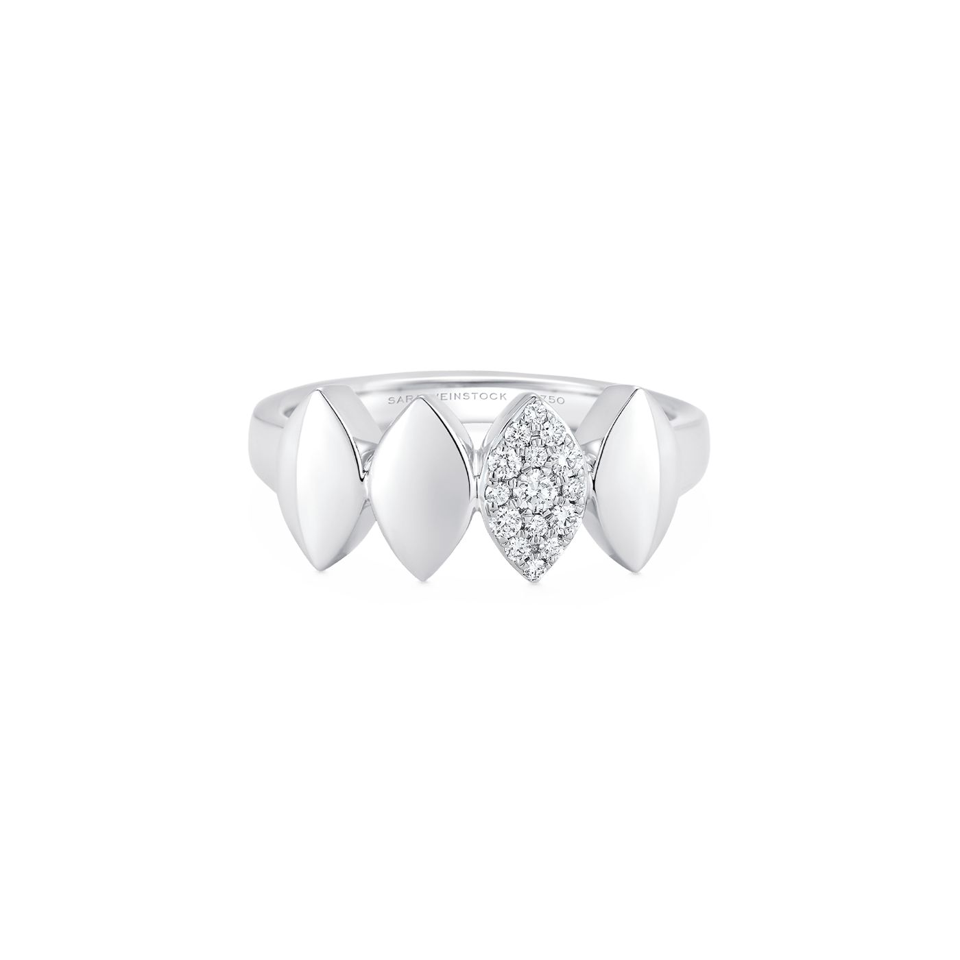 Unity Reverie Marquise Partial Diamond Ring - Sara Weinstock Fine Jewelry