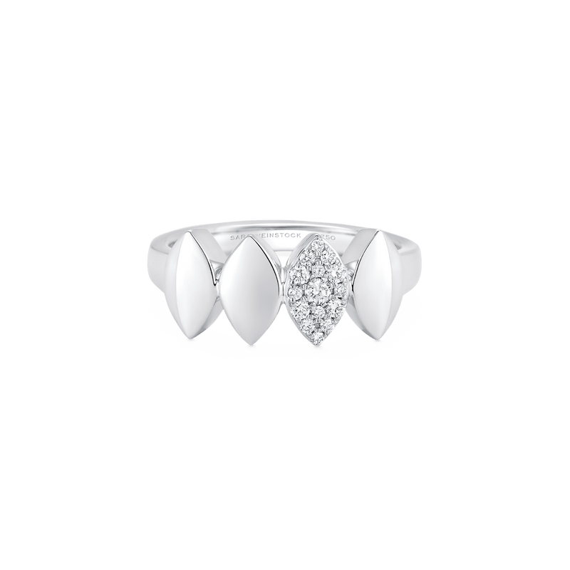 Unity Reverie Marquise Partial Diamond Ring - Sara Weinstock Fine Jewelry