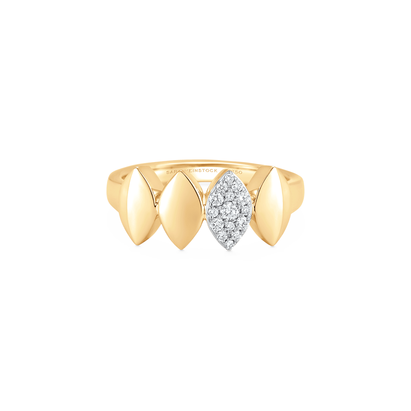 Unity Reverie Marquise Partial Diamond Ring - Sara Weinstock Fine Jewelry